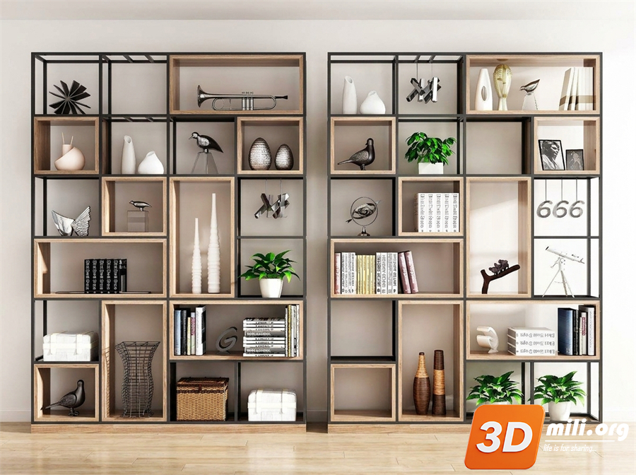 Decorative cabinet Skp Files